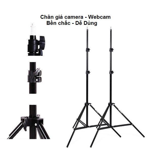 Chân đế Tripod cho camera, webcam cao 2m